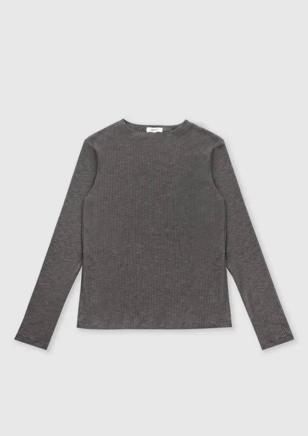 Thumb Hole Tee (Gray)