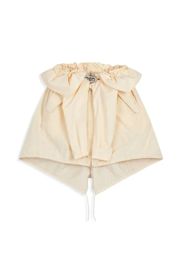 WRAP PADDED SKIRT, YELLOW