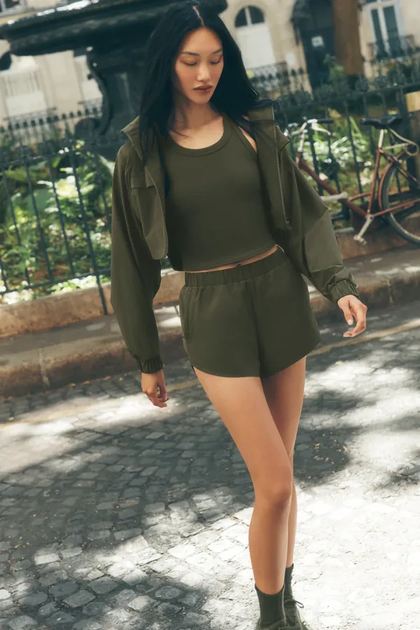 Playmaker Dolphin Short - Green Olive