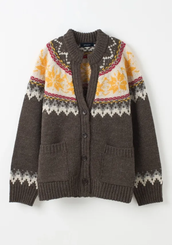 Nordic Salt Cardigan Brown