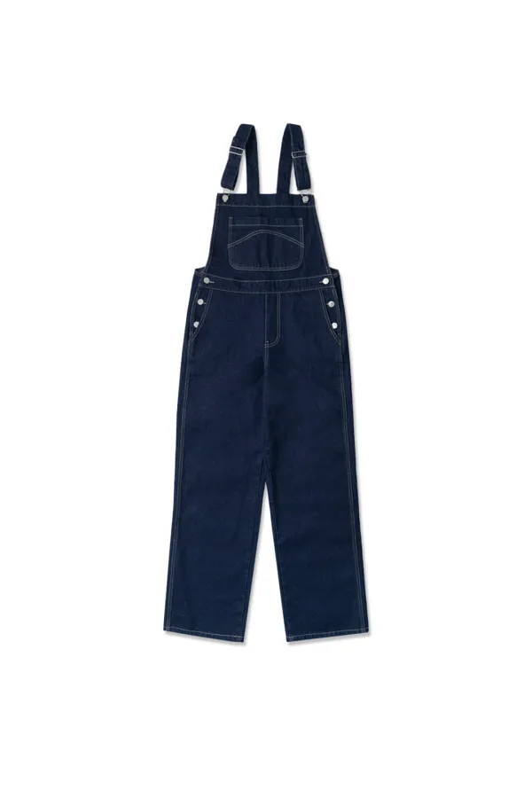 Indigo denim overall