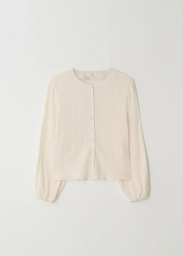 Pleats Blouse(Cream)