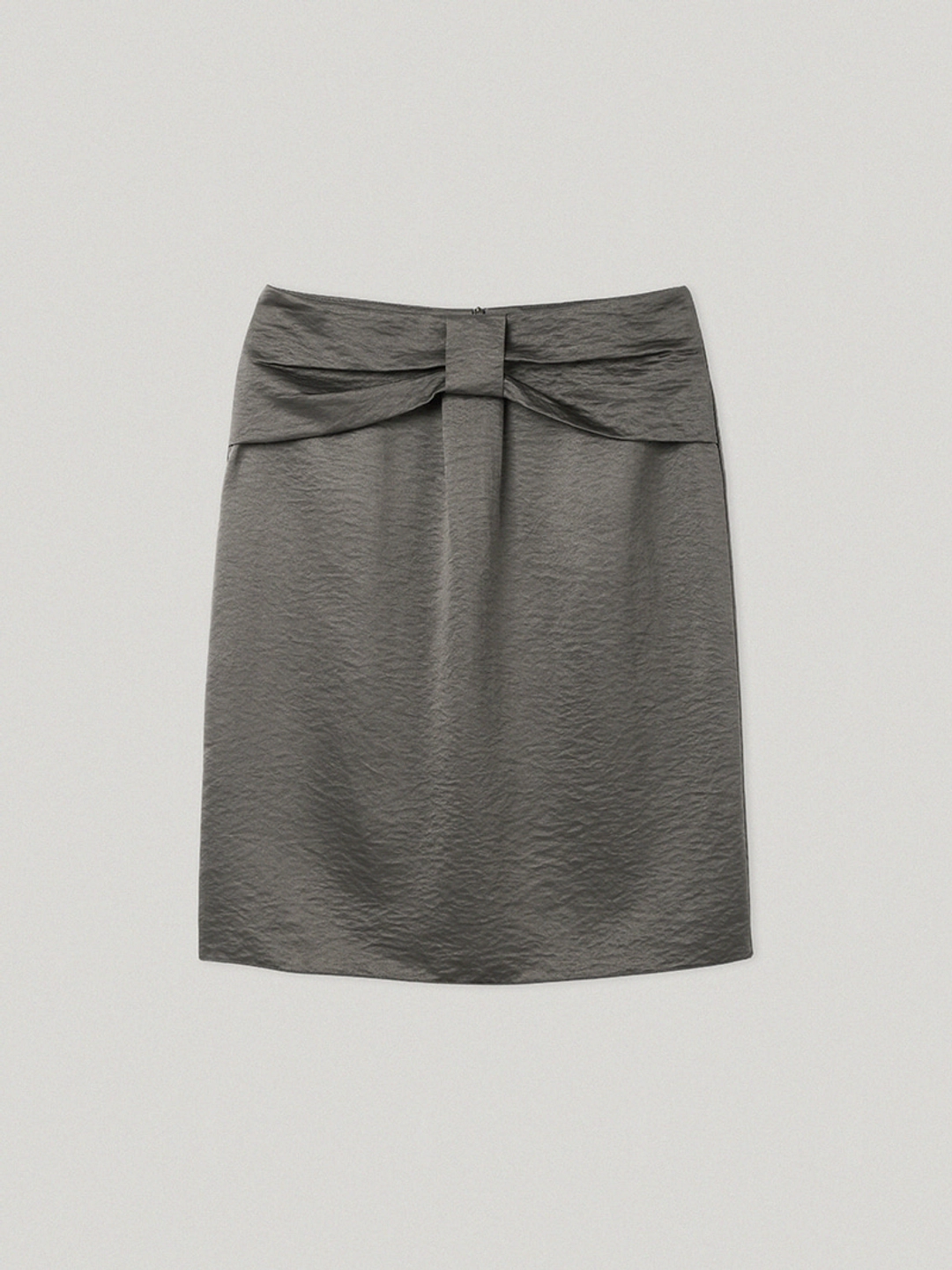 스무드무드 Heather Bow Skirt Charcoal (3rd) - Smoothmood 상품 이미지 1