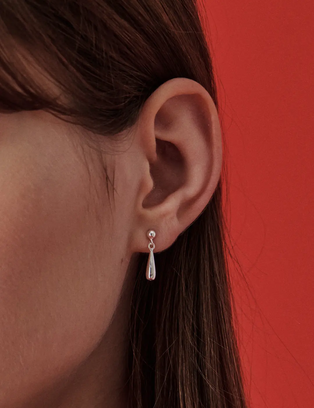 에뜨리브 Mini Drop Earrings_Silver 상품 이미지 2