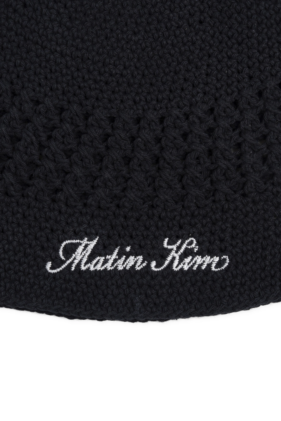 마뗑킴 CROCHET COTTON BUCKET HAT IN BLACK 상품 이미지 2
