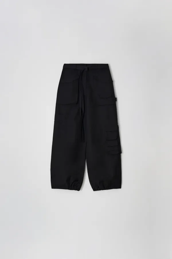 Pocket Detail Pants (black)