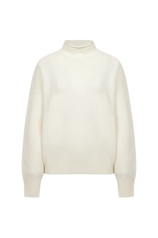 Merino Wool 100 Wholegarment Knit Top[LMBFWI22KN158]-3color