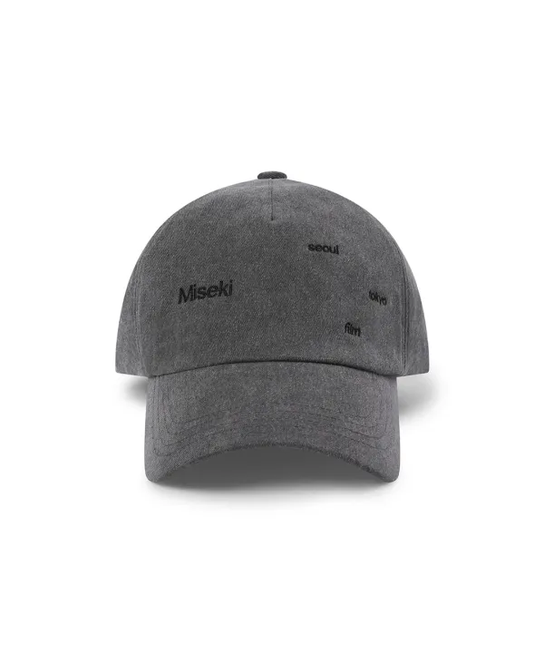 Spread logo ball cap CHARCOAL