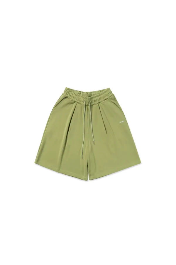 Cozy sweat shorts_olive