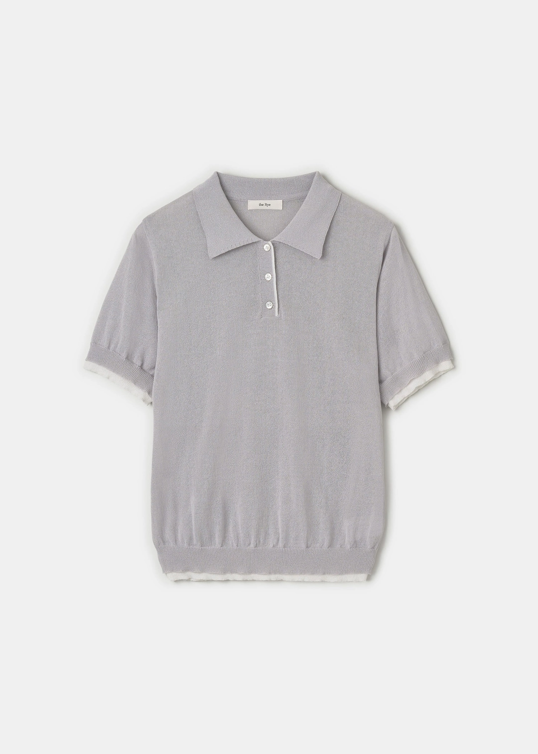 더라이 Layerd Collar Knit(Light Grey) 상품 이미지 1