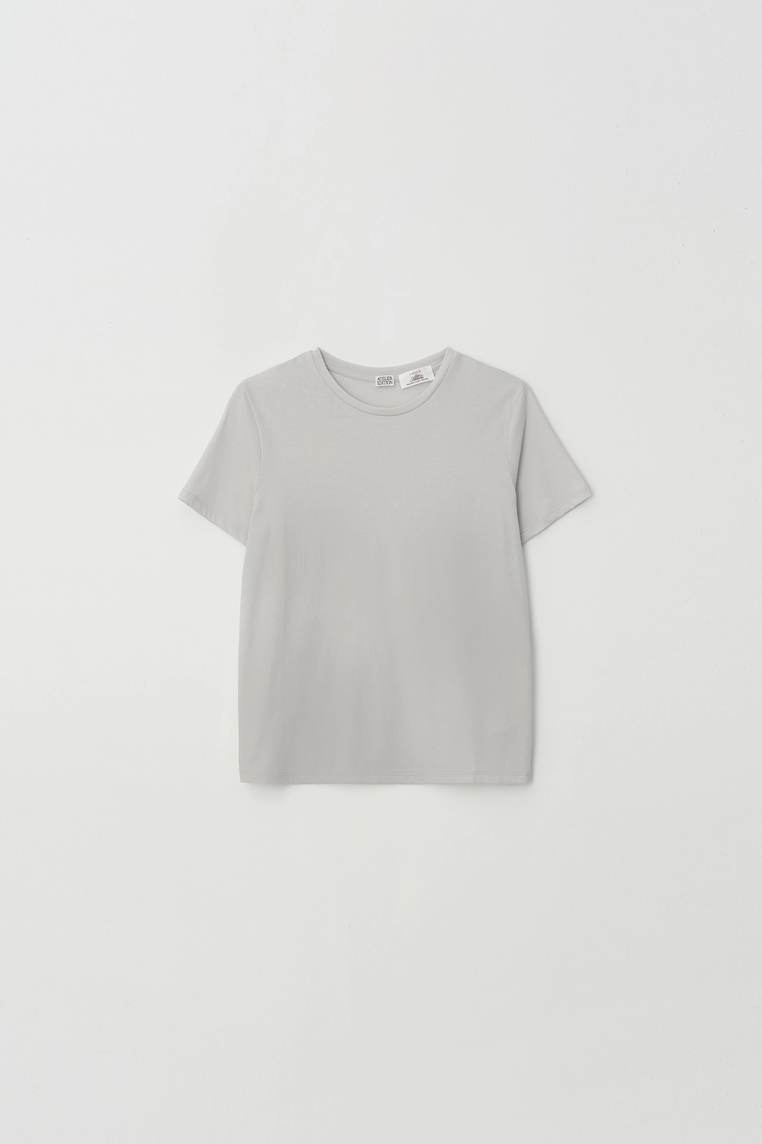 아뜰리에에디션 Albini Premium Cotton Crew Neck T-Shirt (light blue) 상품 이미지 1