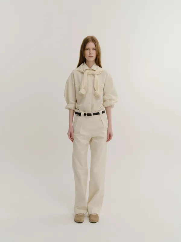 Heritage Cotton Pants (Cream)
