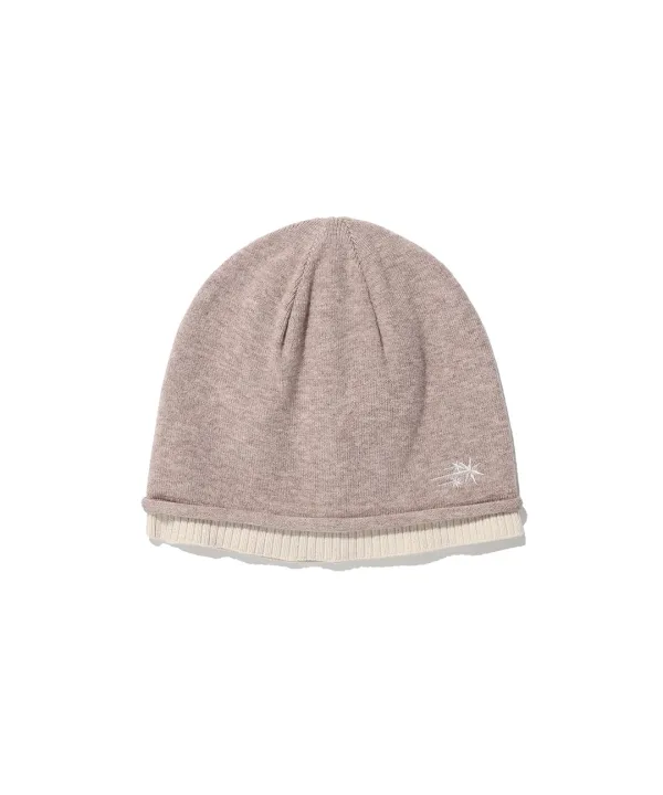 layered knit beanie[pink]