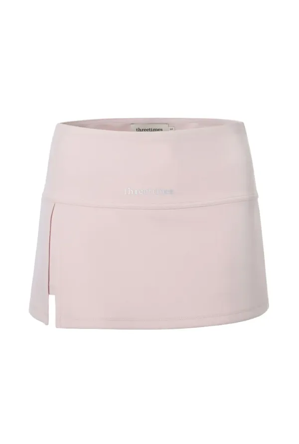 Athletic slit skirt