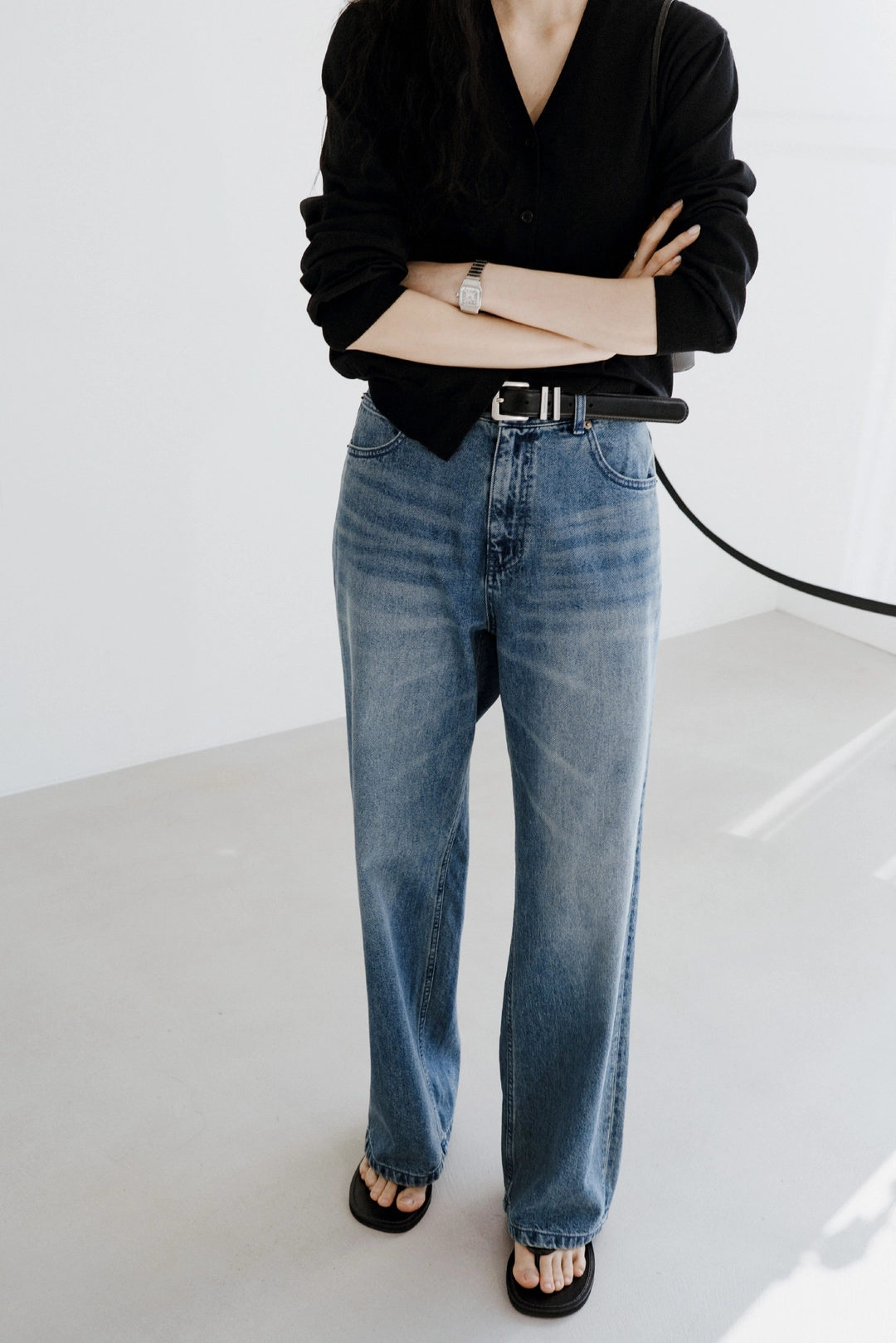 스앨더 31124_Mid blue loose-fit jeans TE 상품 이미지 2