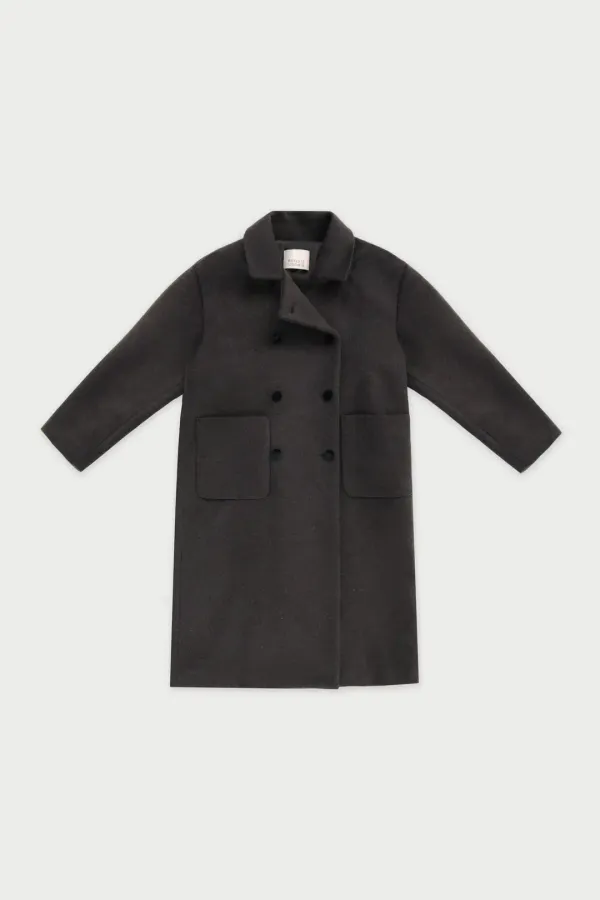 Herringbone double coat_brown