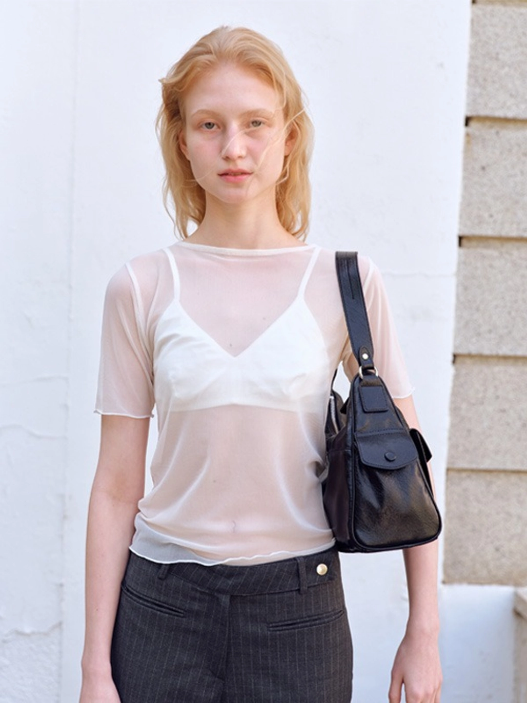 오브히 몬드 호보백 Mond Hobo Bag_Black 상품 이미지 2