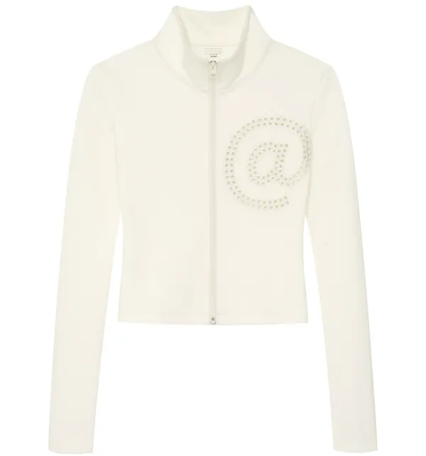 At zip jacket (Ivory)