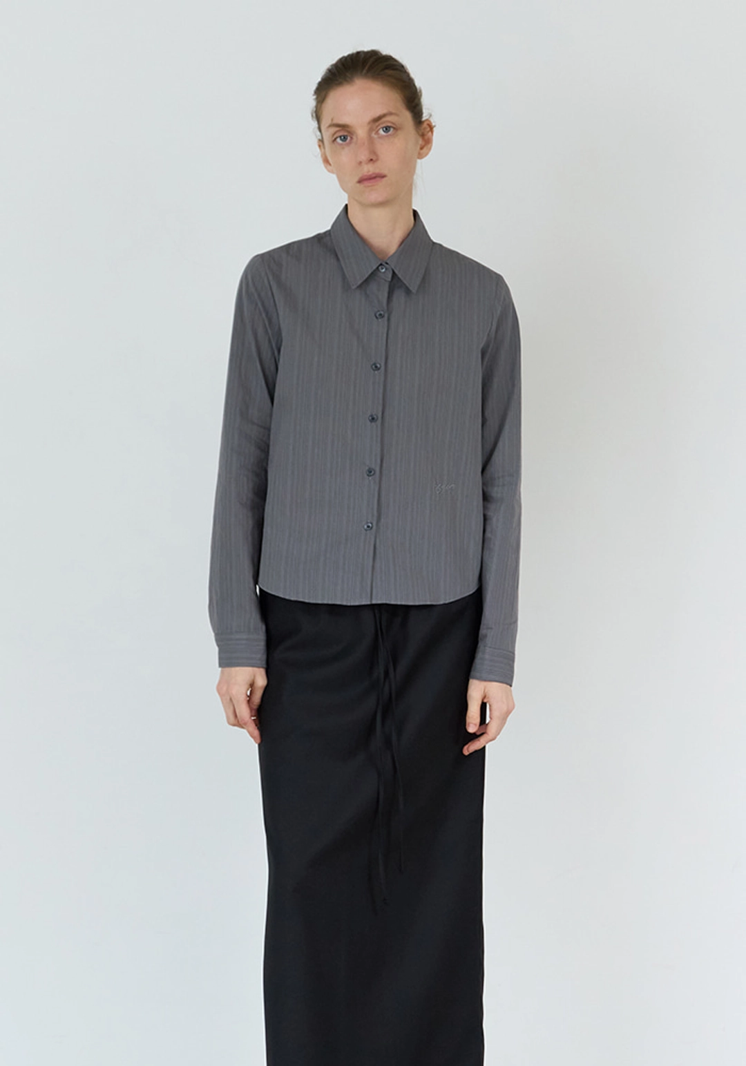 이브세이지 Regular fit stripe Shirt 상품 이미지 2
