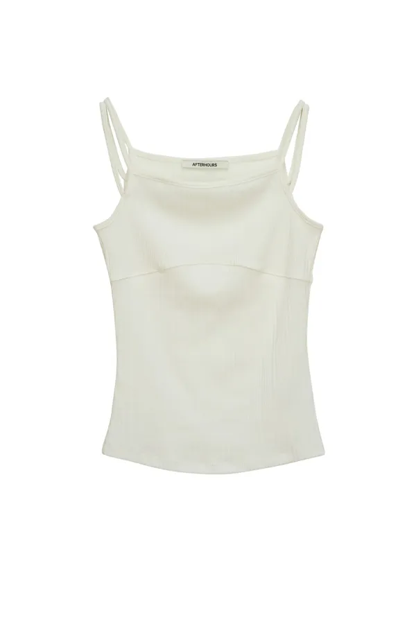 [2ND] DOUBLE STRAP SLEEVELESS (IVORY)