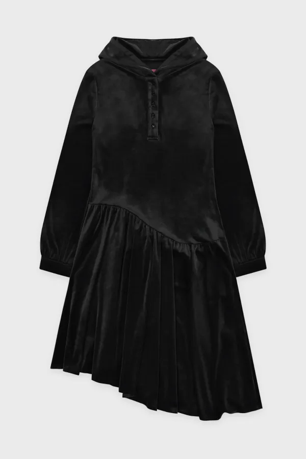 SN Fluid Velvet Dress (Black)