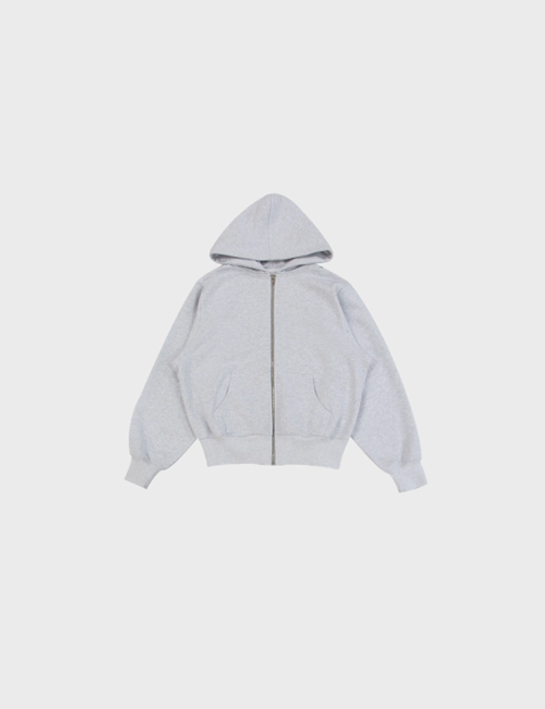 프레클 basic hoody in melange gray 상품 이미지 2