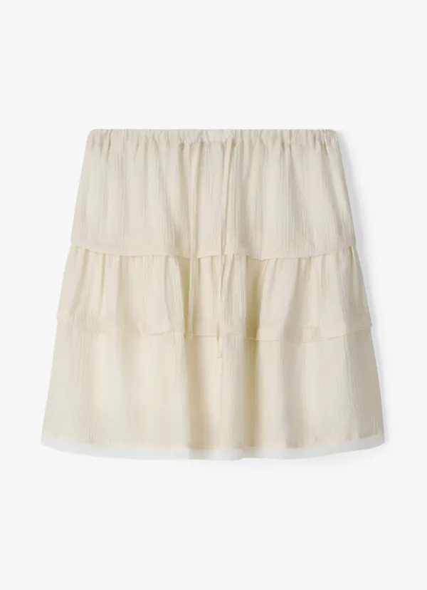 Ruffle Skirt (Cream)
