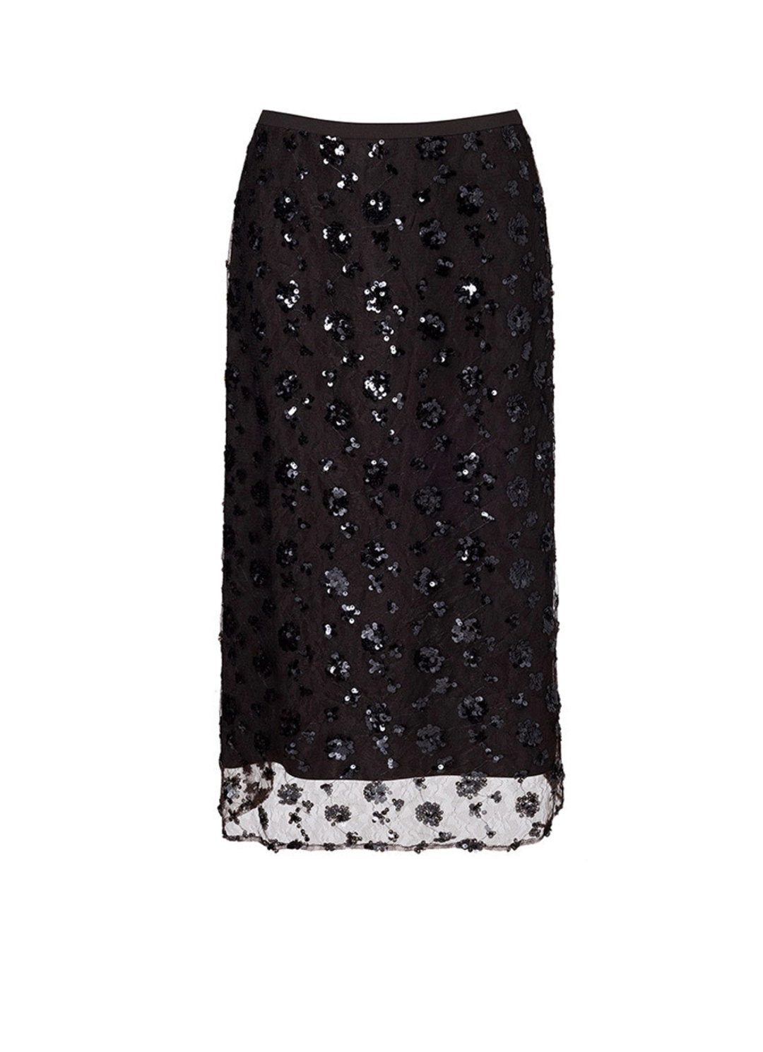 루에브르 H line Spangled long Skirt SW3AS317_2color 상품 이미지 3