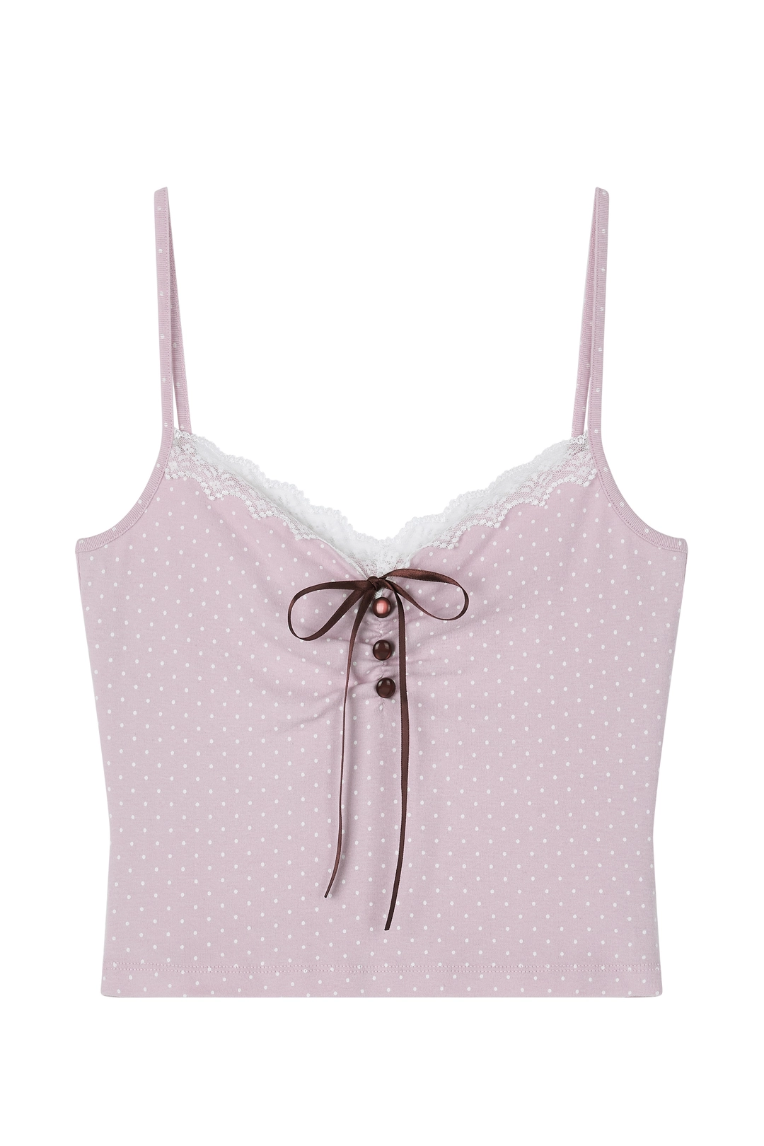 DOT RIBBON SLEEVELESS