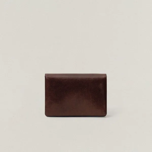 PORTE CARTES CARRÉ BROWN