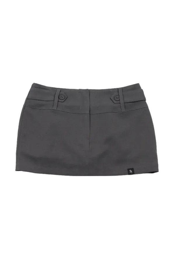 BIZO MINI SKIRT CHARCOAL