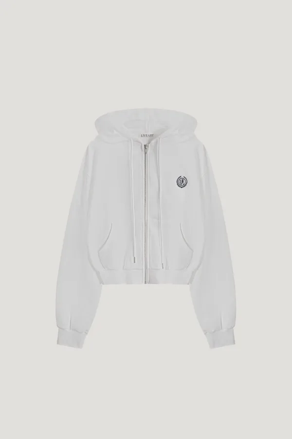 [L/V] OG LINE HOODIE (WHITE)