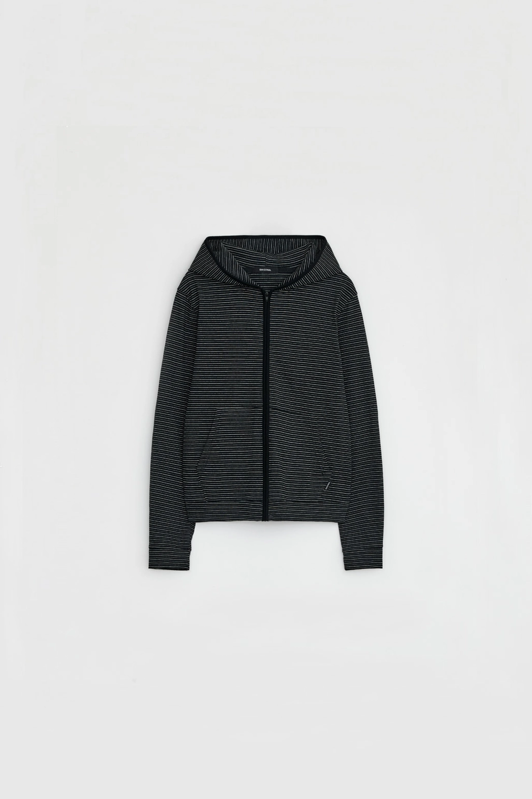 다이애그널 STRIPE JERSEY ZIP HOODIE 상품 이미지 1