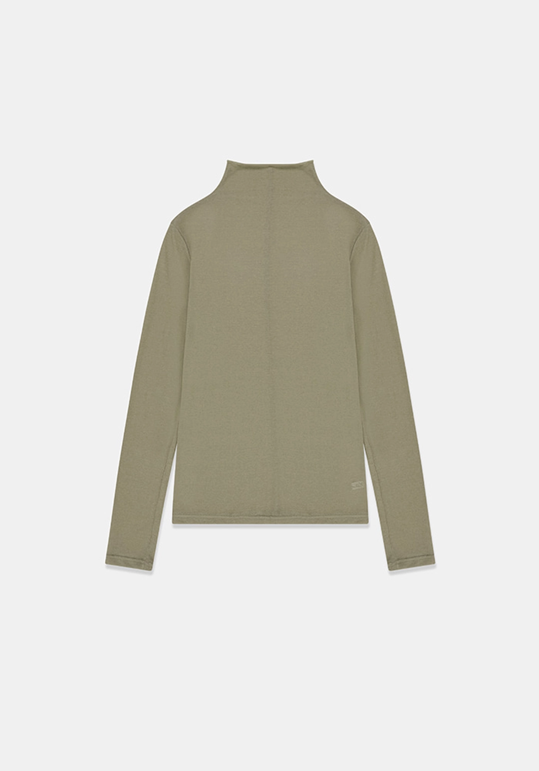 이브세이지 Sheer mok neck tee (Khaki) 상품 이미지 2