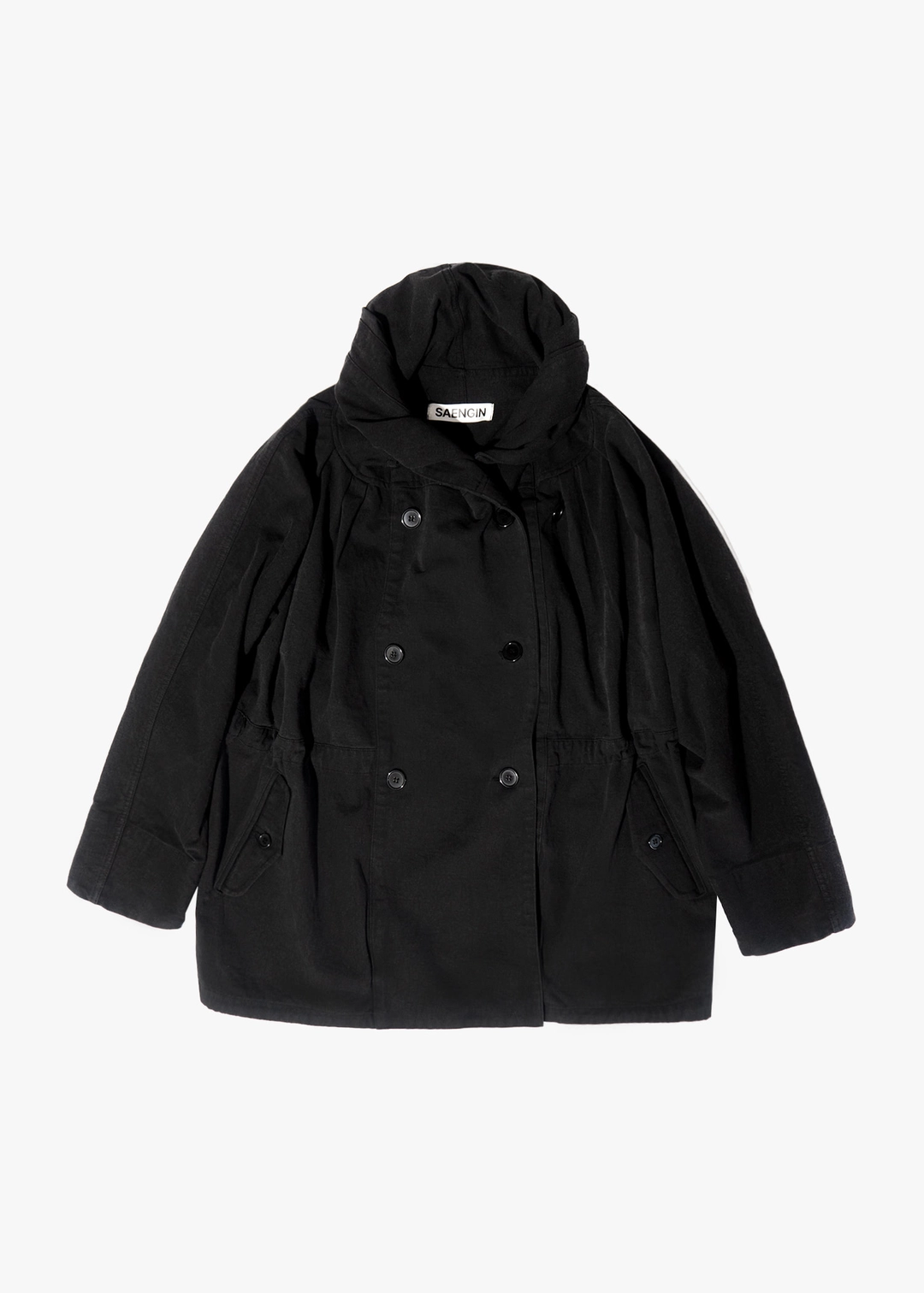 생긴 MACKINAW COWL JACKET - BLACK 상품 이미지 1