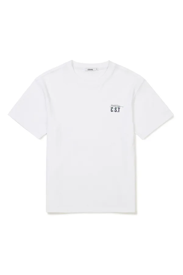 [23SS clove] Graphic Logo T-Shirt (White)