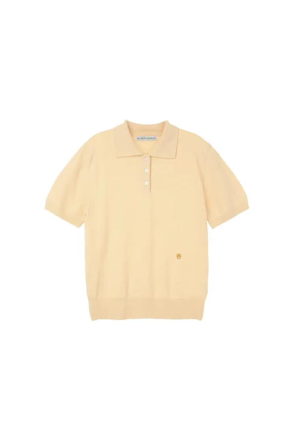 Cotton Linen Knit Top, Honeycomb