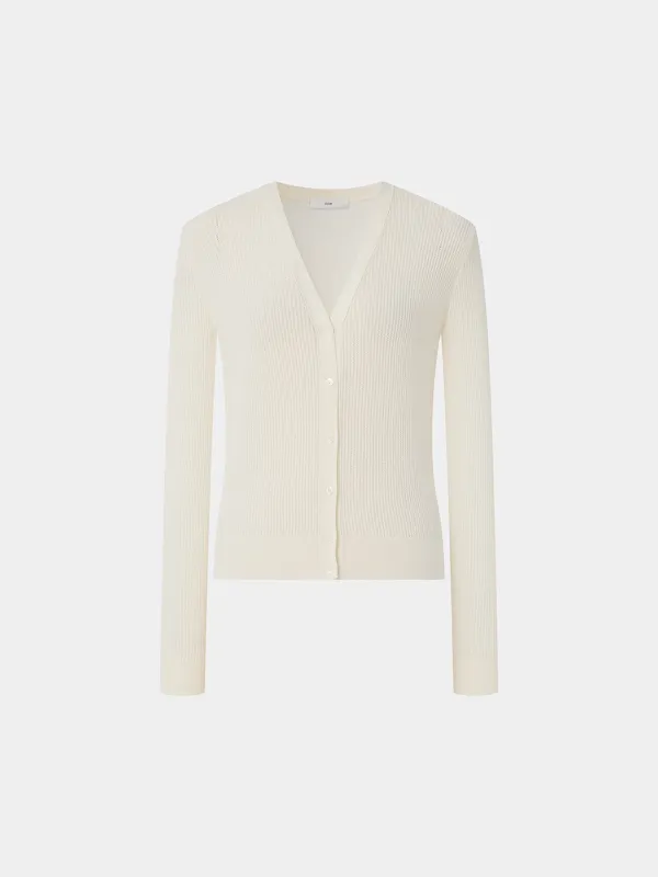 Neris wool silk V neck CD