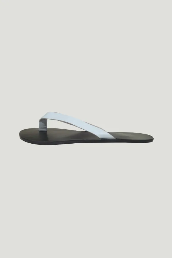 Leather Flip Sandal (skyblue)