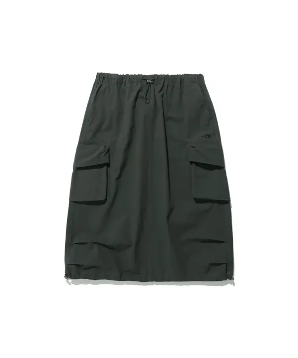 parachute midi skirt[charcoal]