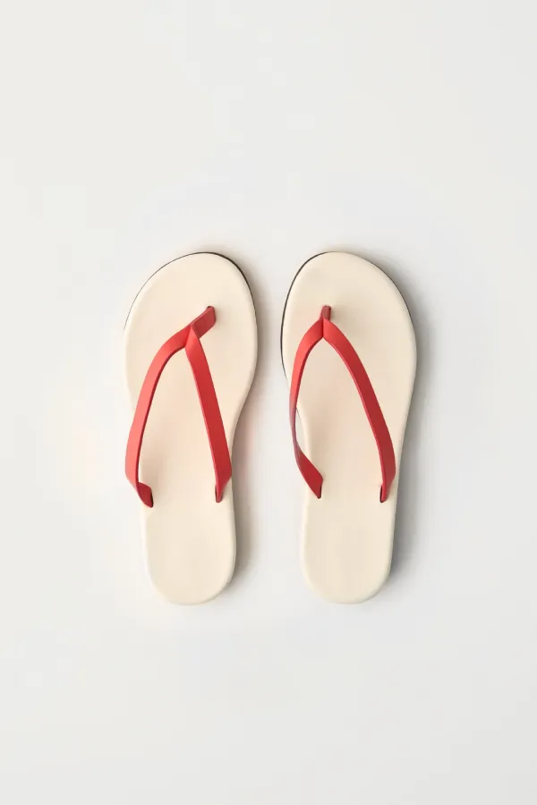 2ND / Colette lamb sandals (Ivory red)