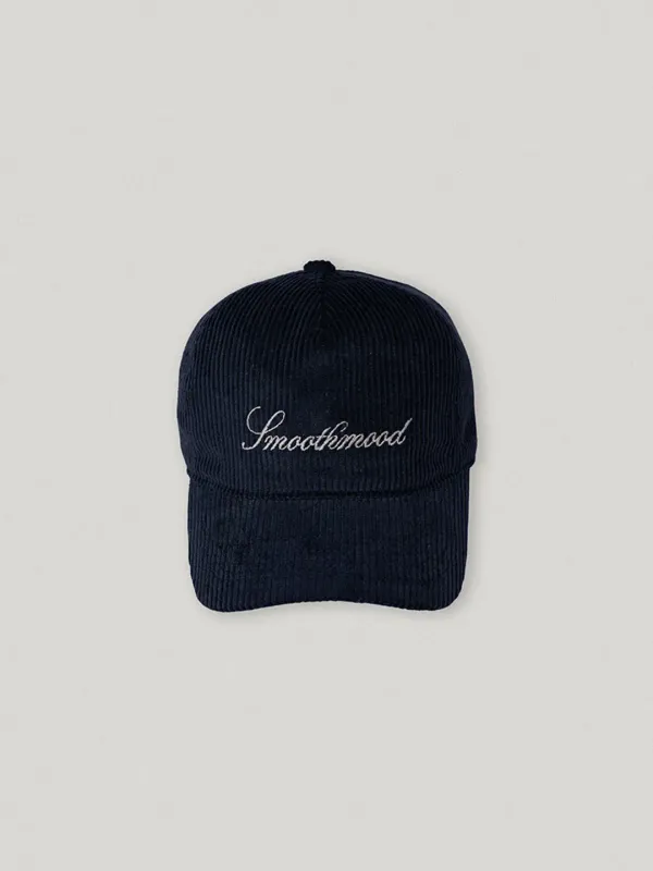 Navy Corduroy Logo Ball Cap (3rd)