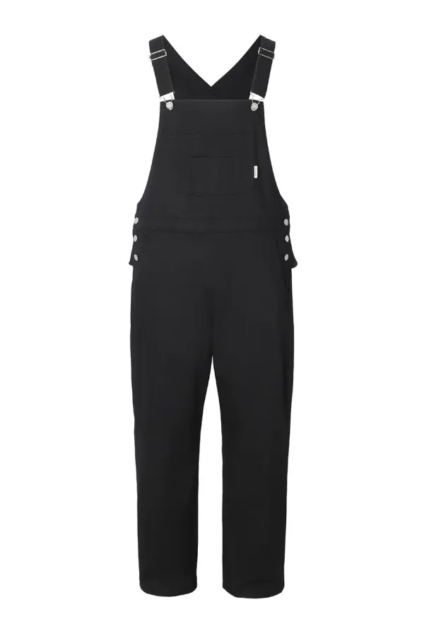 Frill baggy overalls
