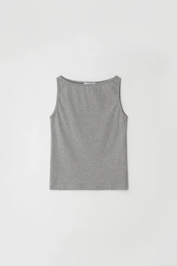 [4th] Boat Neck Sleeveless