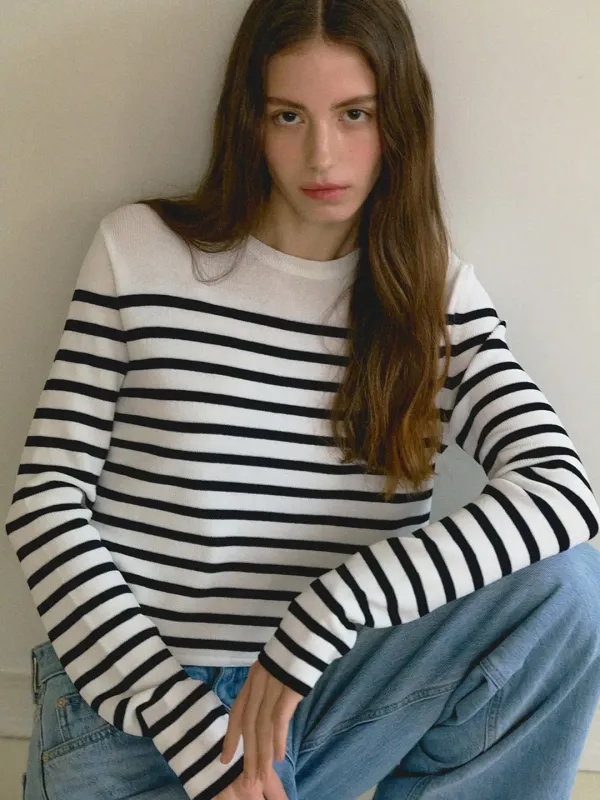 MARIN UNBALANCE CROP KNIT
