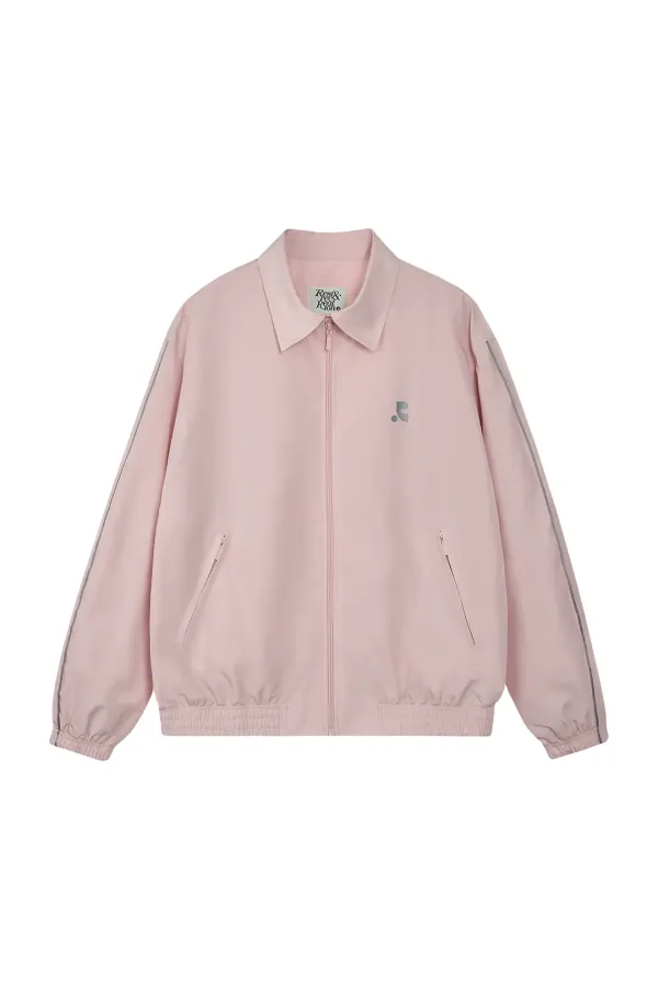 OVERSIZED COLLAR JACKET - PINK