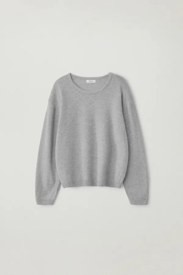 Fane u-neck knit  (Light gray)