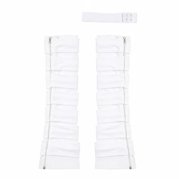 Bandage leg warmer (White)