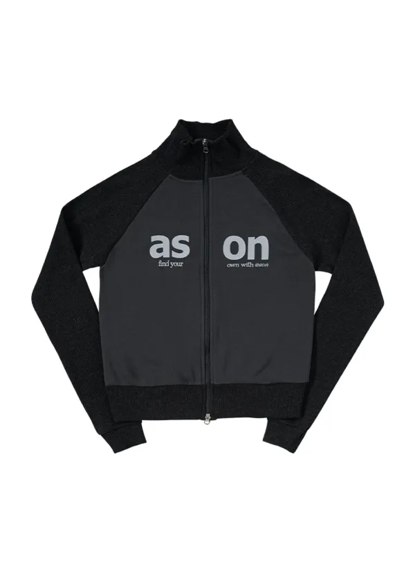 SALT ZIP-UP / CHARCOAL