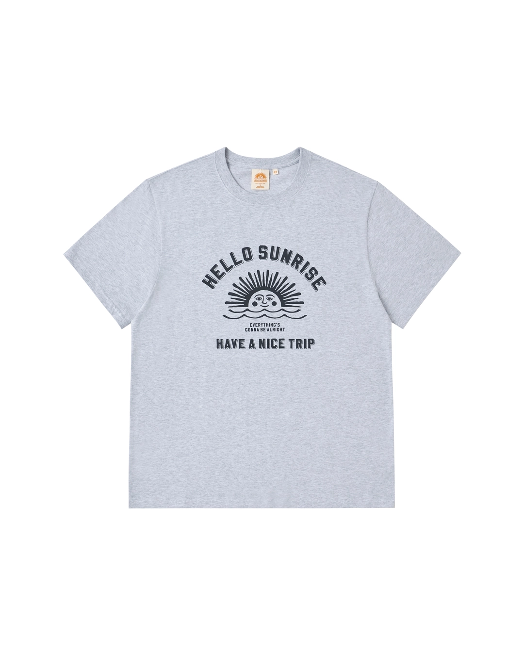 헬로선라이즈 HS VTG Arch Logo Tee_3% Melange Gray 상품 이미지 2